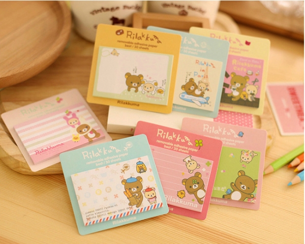 Cute Bears Animals Design Sticky Notes Sticky Note Pads