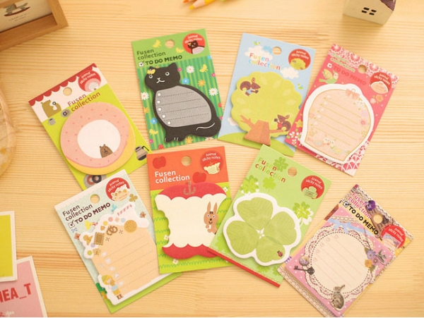 Cute Woodland Animals Sticky Notes
