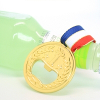 No 1 Gold Medal Metal Beer Bottle Opener Novelty Wedding Party Favor Xmas Gift