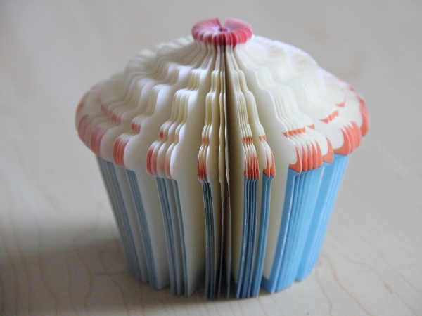 Cupcake Shape 3D Cute Sticky Notes Novelty Sticky Note Pad