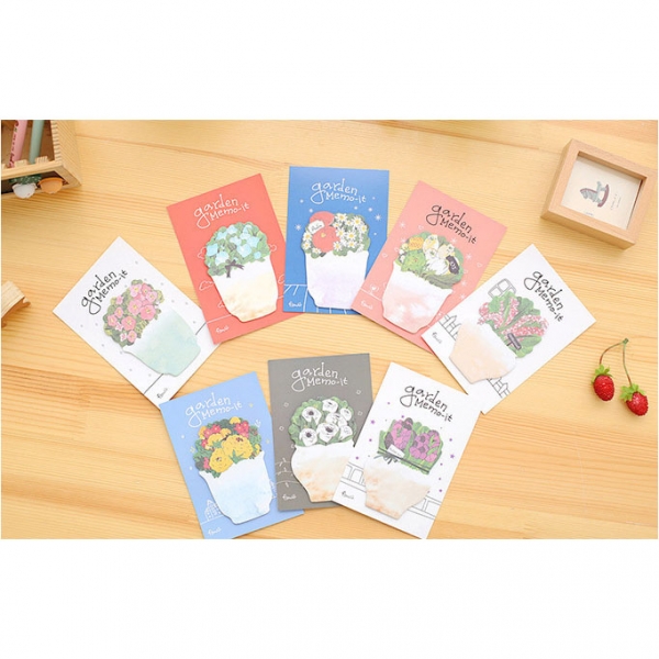 Garden Flower Sticky Notes
