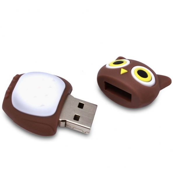 16Gb Brown Owl USB Drive Memory Stick Gift