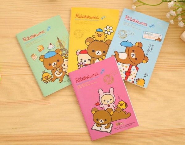 Cute Bear Notebooks Small Notepads Lined Page Notes Pad Pocket Memo Pads Party Bag Fillers