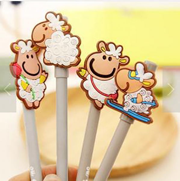 Cute Sheep Animals Ballpoint Gel Pens Novelty School Rewards Party Gift Bag Fillers
