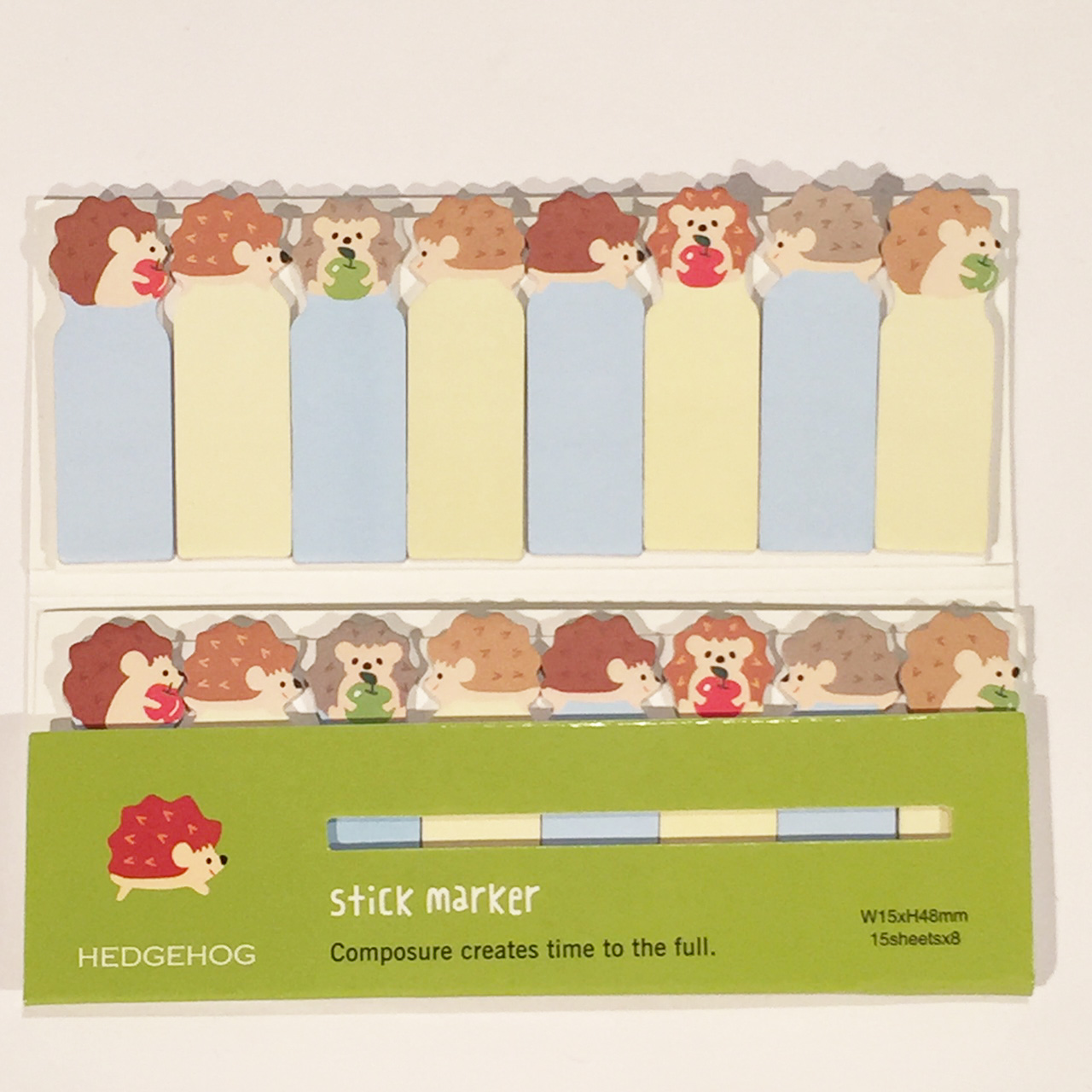 Adorable Hedgehogs Mini Cute Sticky Notes Novelty Sticky Note Pad