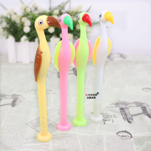 Flamingo Birds Animals Novelty Ballpoint Gel Pens Cute Funky School Supply Party Gift Bag Fillers