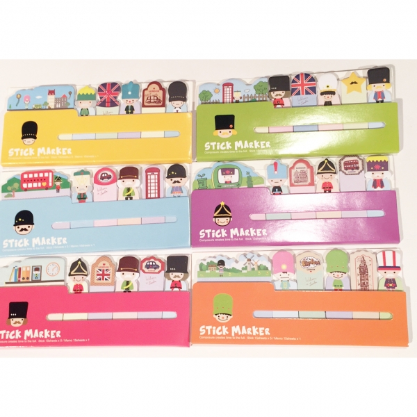 London British Royal Guards Mini Sticky Notes Pad Memo Index Tab Page Markers