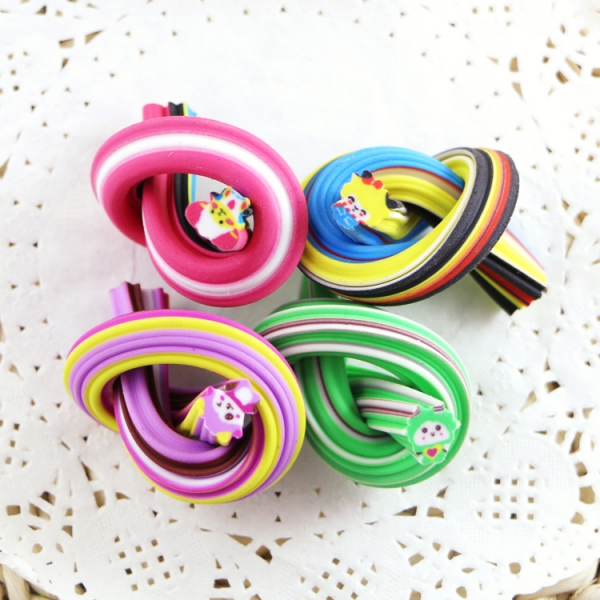 4-24pc Bendable Erasers Distortable Rubber Sticks Kids Party Gift Bag Fillers