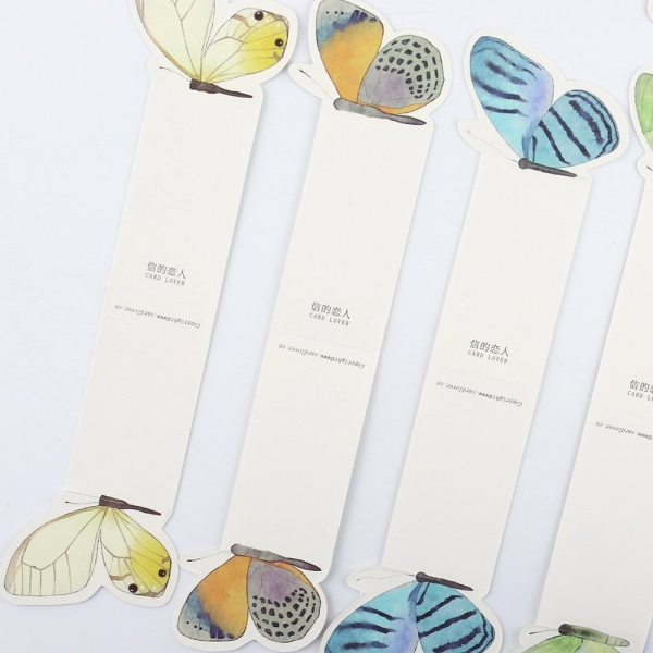 Cute Butterfly Paper Bookmarks For Books Book Markers Gift For Readers