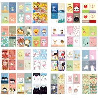 4pk Animals Cats Flowers Galaxy Sky Mini Notebooks Small Notepads Memo Pads