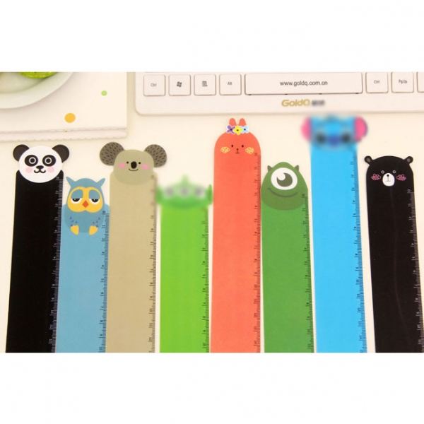 Cute 15cm Animals Topped Plastic Ruler Party Gift Bag Fillers Christmas  Stocking