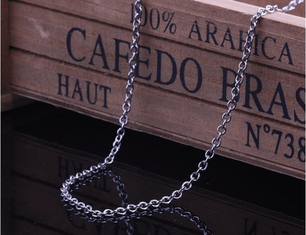 Basic Silver Metal Necklace Chain Fashion Women Jewellery