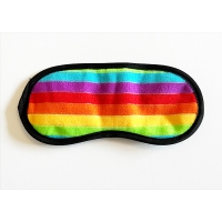 Rainbow Suede Eye Masks