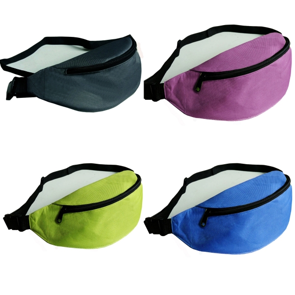 Large Canvas Holiday Waist Money Belts Travel Bum Bags Wallet Pouch Mens Ladies
