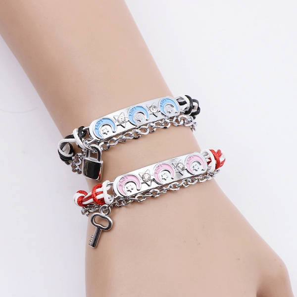 Moon and Star Lovers Bracelets