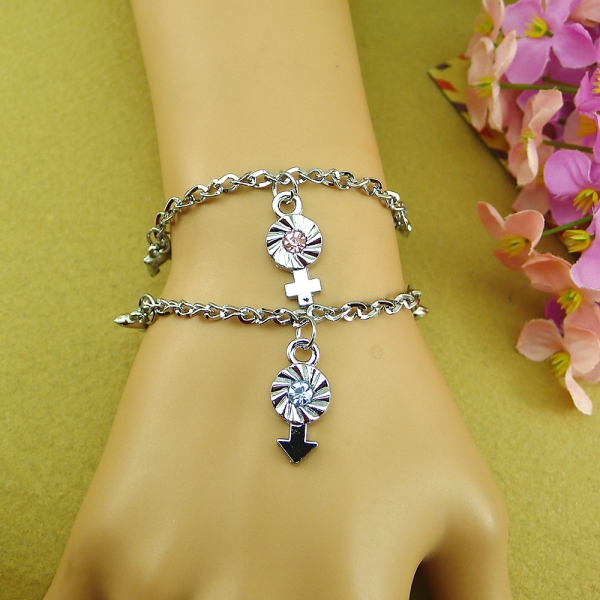 Mars Venus Sex Symbols Lovers Bracelets