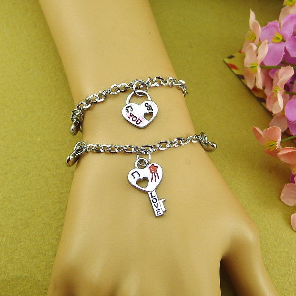 Lock And Key Lovers Bracelets