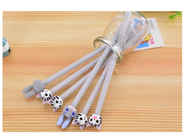 Adorable Kitten Cats Novelty Ballpoint Gel Pens Cute School Supply Party Gift Bag Fillers