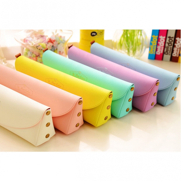 pu leather pencil case