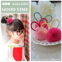 Cute Pompom Rabbit Hair Clip
