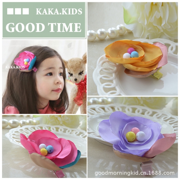 Fuchsia Flower Hair Clip