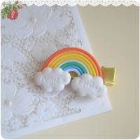 Colourful Rainbow Hair Clip