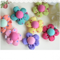 Fabric Flower Hair Elastic Band