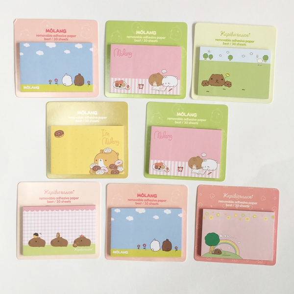 Cute Bunny Rabbit And Animals Friends Sticky Notes Pad