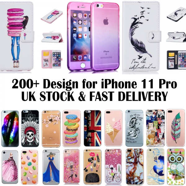 iPhone 11 Pro Liquid Glitter Hard Phone Case Silicone Soft Cover Clearance Offer