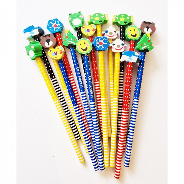 Cute Animals Shaped Pencil Top Erasers Fun Kids Rubbers Party Gift Bag