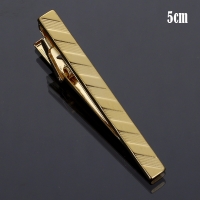 T6-1 Mens Metal Silver Gold Tie Clip