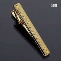 T6-2 Mens Metal Silver Gold Tie Clip
