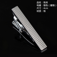 T3-8 Mens Metal Silver Gold Tie Clip