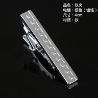 T3-14 Mens Metal Silver Gold Tie Clip