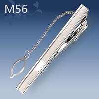 M56 Mens Metal Silver Gold Tie Clip