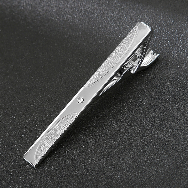 T4-1-001 Mens Metal Silver Gold Tie Clip