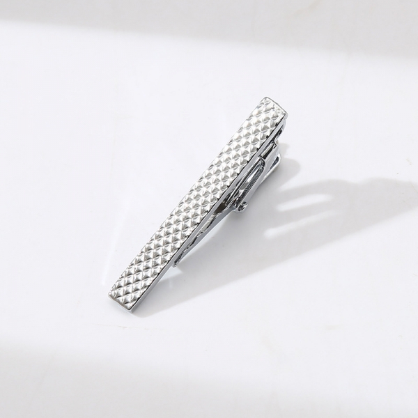 T5-1-004 Mens Metal Silver Gold Tie Clip