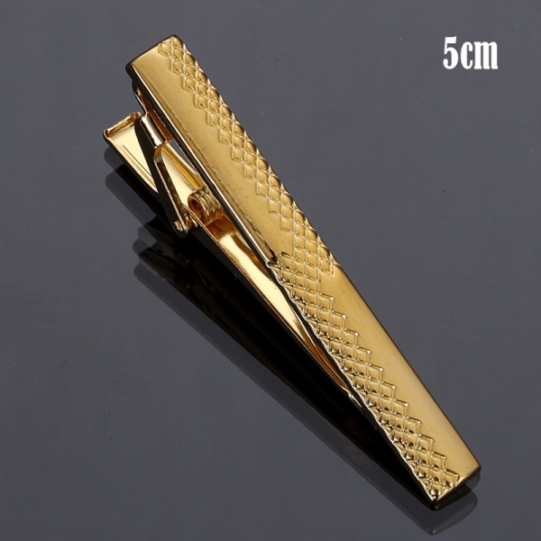 T6-9 Mens Metal Silver Gold Tie Clip