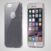 Glitter Black With Glitter iPhone 6 6S Phone Case