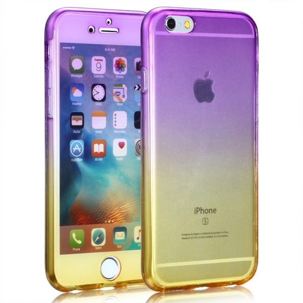Basic Purple and Yellow iPhone 7 Plus 8 Plus Phone Case