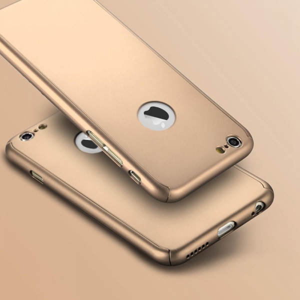 Basic Matte Gold iPhone 6 Plus 6S Plus Phone Case