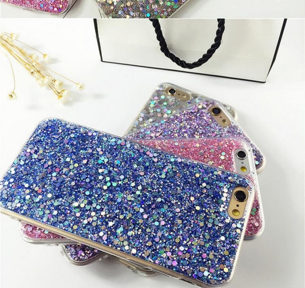 Glitters Blue iPhone 6 6S Phone Case