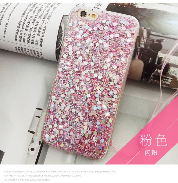 Glitters Pink iPhone 7 8 Soft Hard Phone Case Cover Clearance Offer