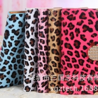 Leopard Skin Patterned Magnetic Flip Hard Phone Case Cover iPhone 5 5S 6 6S Plus