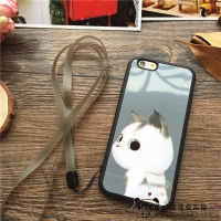 White Cat Soft Case iPhone 5 5S Phone Case