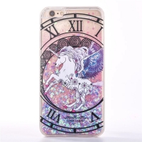 Glitter Liquid Unicorn Multi-Colour Dots iPhone 10 iPhone X Phone Case