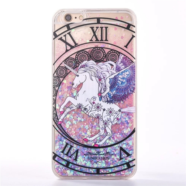 Glitter Liquid Unicorn Multi-Colour Dots iPhone 7 Plus 8 Plus Phone Case