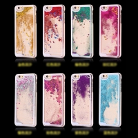Floating Stars Glitter Liquid Hard Phone Case