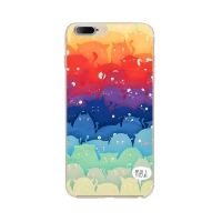 Rainbow Kitten Cats Patterned Hard Phone Case Cover iPhone 5 5S 6 6S 7 8 Plus