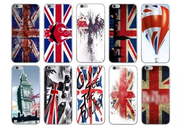 British Union Jack London Big Ben Hard Phone Case Cover iPhone 5 6 6S 7 8 Plus
